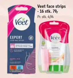 Føtex Veet face strips tilbud