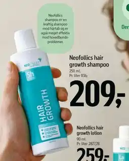 Føtex Neofollics hair growth shampoo tilbud