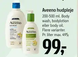 Føtex Aveeno hudpleje tilbud