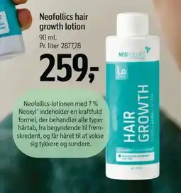 Føtex Neofollics hair growth lotion tilbud