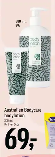 Føtex Australien Bodycare bodylotion tilbud