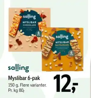 Føtex Myslibar 6-pak tilbud
