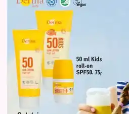 Føtex 50 ml Kids roll-on SPF50 tilbud