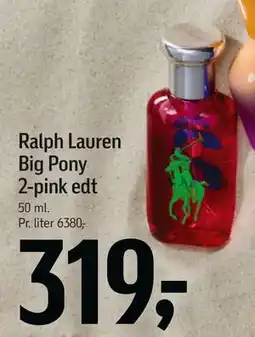 Føtex Ralph Lauren Big Pony 2-pink edt tilbud