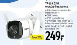 Føtex TP-Link C310 overvågningskamera tilbud