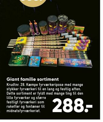 Giant familie sortiment