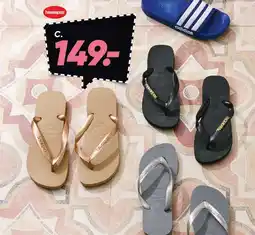 Bilka C. Flip flop. Ass. str. og farver. tilbud