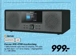 Bilka Denver Mir-270B musikanlaeg tilbud