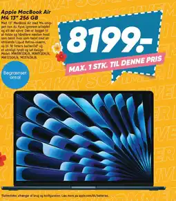 Bilka Apple MacBook Air M4 13" 256 GB tilbud