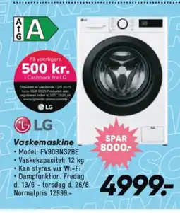 Bilka LG Vaskemaskine tilbud