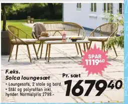 Bilka F.eks. Solca loungesat tilbud