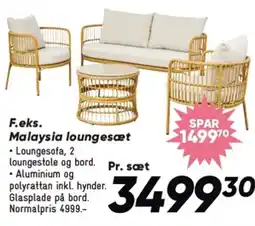 Bilka F.eks. Malaysia loungesæt tilbud