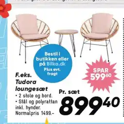 Bilka F.eks. Tudora loungesæt tilbud