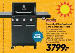 Bilka Char-Broil Professional Core 3 brænder - sort tilbud