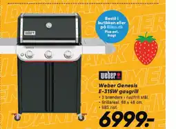 Bilka Weber Genesis E-315W gasgrill tilbud