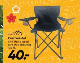 Bilka North Field Festivalstol tilbud