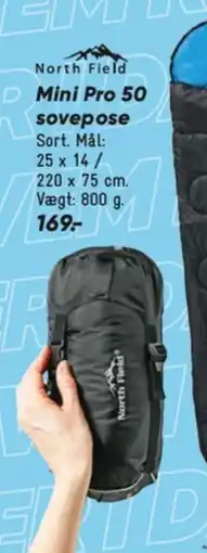 Bilka North Field Mini Pro 50 sovepose tilbud