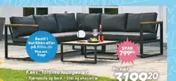 Bilka F.eks. Toronto loungesæt tilbud