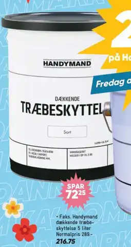 Bilka F.eks. Handymand dækkende træbe- skyttelse 5 liter tilbud