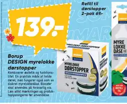 Bilka Borup DESIGN myrelokke dørstopper tilbud