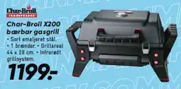 Bilka Char-Broil Char-Broil X200 bærbar gasgrill tilbud
