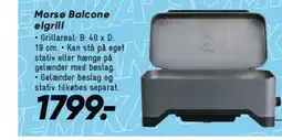 Bilka Morsø Balcone elgrill tilbud