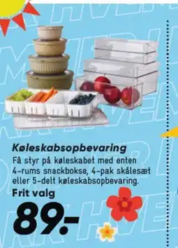 Bilka Køleskabsopbevaring tilbud