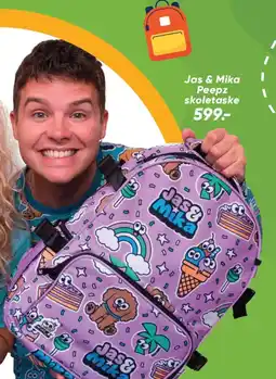 Bilka Jas & Mika Peepz skoletaske tilbud
