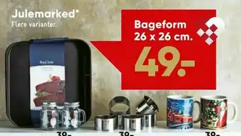 Bageform 26 x 26 cm