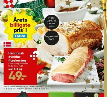Bilka Hel dansk ovnklar flæskesteg tilbud
