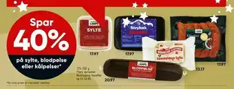 Bilka Sylte, blodpølse eller kålpølser tilbud