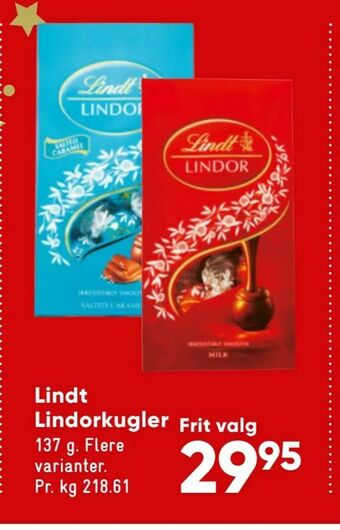 Bilka Lindt Lindorkugler tilbud