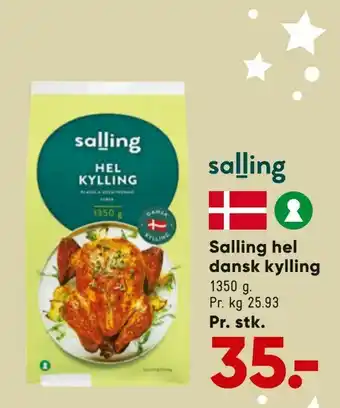 Bilka Salling hel dansk kylling tilbud