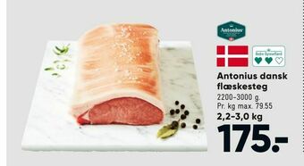 Bilka Antonius dansk flæskesteg tilbud