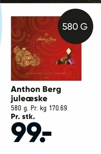 Bilka Anthon Berg juleæske tilbud