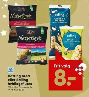 Bilka Hatting brød eller Salling hvidløgsflutes tilbud