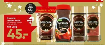 Bilka Nescafé instant kaffe tilbud