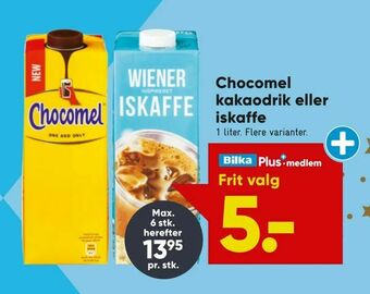Bilka Chocomel kakaodrik eller iskaffe tilbud