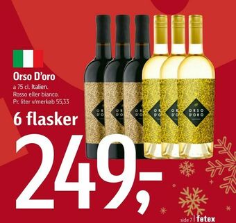 Føtex Orso D'oro tilbud