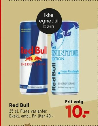 Bilka Red Bull tilbud