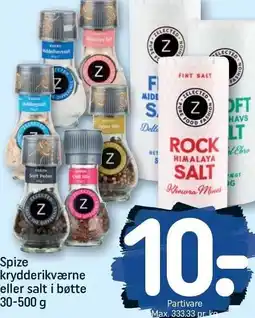 REMA 1000 Spize krydderikværne eller salt i bøtte 30-500 g tilbud