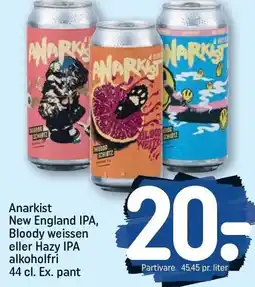 REMA 1000 Anarkist New England IPA Bloody weissen eller Haxy IPA alkoholfri 44 cl. Ex. pant tilbud