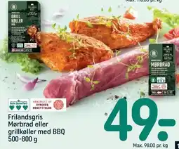 REMA 1000 Frilandsgris Mørbrad eller grillkøller med BBQ 500-800 G tilbud