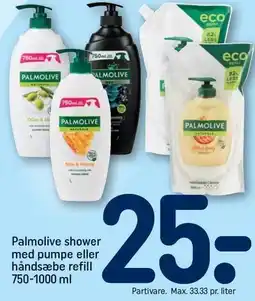REMA 1000 Palmolive shower med pumpe eller tilbud