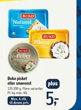 Føtex Buko pisket eller smøreost tilbud