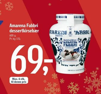 Amarena Fabbri dessertkirsebær