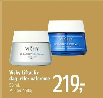 Føtex Vichy Liftactiv dag- eller natcreme tilbud