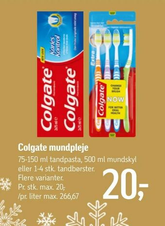 Føtex Colgate mundpleje tilbud