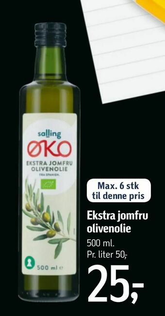 Føtex Ekstra jomfru olivenolie tilbud