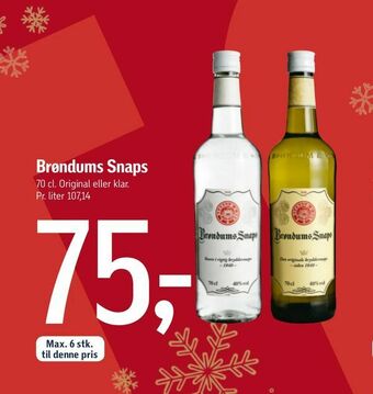 Føtex Brøndums Snaps tilbud